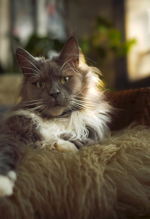 Gros plan photographie animalière chat à Paris